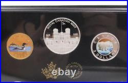 2018 Canada Classic Canadian Colourised Coin Set Pure Silver Coin Set