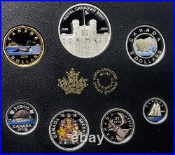 2018 Canada Fine Silver Colourized 6-Coin Proof Set Classic Coins #30-03