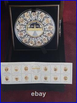 2018 Canada Pure Silver & Gold Plating 14 Part Puzzle Coin Connecting Canada