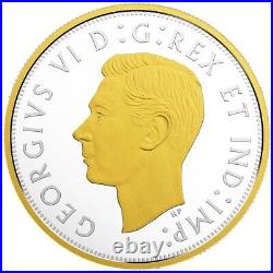 2018 Canada RCM -75th Anniversary 1943 Half Dollar $25 Fine Silver Coin