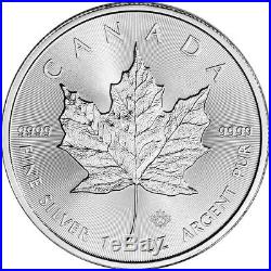 2018 Canada Silver Maple Leaf 1 oz $5 1 Roll Twenty-five 25 BU Coins f