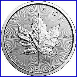 2018 Canada Silver Maple Leaf 1oz BU Coin 5pc