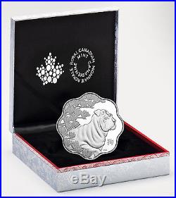 2018 Canada Year of the Dog Silver Lunar Lotus Proof $15 Coin OGP SKU48854