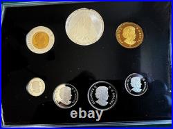 2018 Canadian Fine Silver Colourized 7 Coin Set