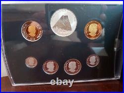 2018 FINE SILVER COLORIZED CLASSIC CANADA COINS, 7 coin set 1422