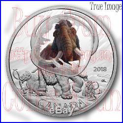 2018 Frozen in Ice Woolly Mammoth 1 OZ $20 Proof Pure Silver Coin Canada