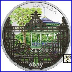2018'Halifax Public Gardens' Color Proof $30 Silver Coin 2oz. 9999Fine(18298)NT