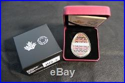 2018 Royal Canadian Mint $20 Fine Silver Coin Spring Pysanka
