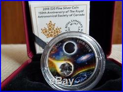 2018 Silver Coin. 150th Anniversary of The Royal Astronomical Society of Canada