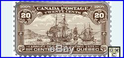 2019Canada's Historical Stamps Arrival of Cartier, Quebec 20ct Silver Coin18612