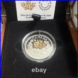 2019 $15 Golden Maple Leaf Pure Silver Coin
