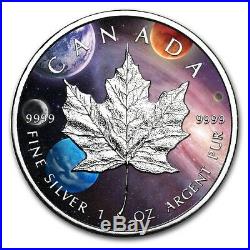 2019 1 Oz Silver Canada $5 MILKY WAY MAPLE LEAF Coin