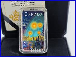 2019 1 oz. Silver Glow in the Dark UFO Coin Canada's Shag Harbour. 9999
