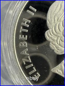 2019 1oz SILVER COIN. LIGHTS OF PARLIAMENT HILL. WITH OGP+ COA+ BLACK LIGHT