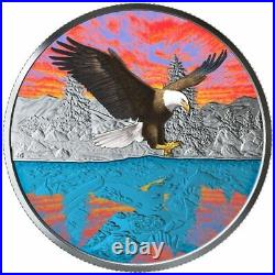2019 $20 Fine Silver Coin Reflections Bald Eagle