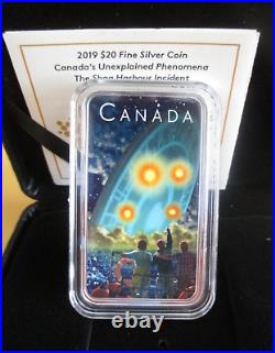 2019-$20 Silver Coin Canada's Unexplained Phenomena The Shag Harbour Incident