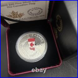 2019 $20 The Canadian Flag Pure Silver Coin
