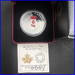 2019 $20 The Canadian Flag Pure Silver Coin