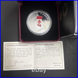2019 $20 The Canadian Flag Pure Silver Coin