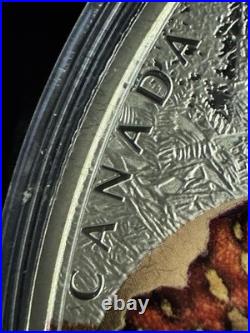 2019 31.82g 99.99% PURE SILVER $20 CANADIAN COIN. HATCHING HADROSAUR. OGP & COA