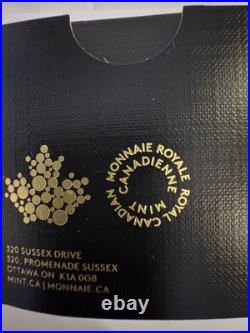 2019 31.82g 99.99% PURE SILVER $20 CANADIAN COIN. HATCHING HADROSAUR. OGP & COA