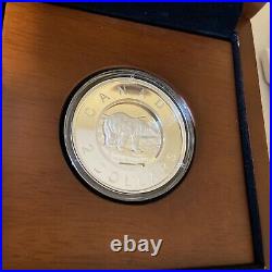 2019 3.5 oz Pure Silver Coin Multilayered Polar Bear Mintage 279 RARE