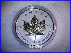 2019 40th Anniversary of Gold Maple Leaf $20 1oz Pure Silver Coin
