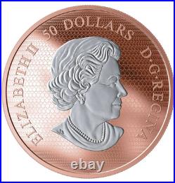 2019 $50 Fine Silver Coin Maple leaves in Motion