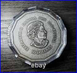 2019 $50 Fine Silver Coin The Centennial Flame of Canada 3oz