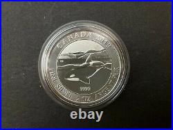 2019 Canada $10 2oz Orca Whale 2 OZ Fine Silver Bullion coin. 9999 Round