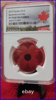 2019 Canada $10 Remembrance Day Proof. 9999 Silver Coin First Releases NGC PF 70 2019 Canada $10 Remembrance Day Proof. 9999 Silver Coin First Releases NGC PF 70