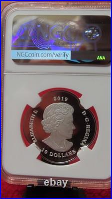 2019 Canada $10 Remembrance Day Proof. 9999 Silver Coin First Releases NGC PF 70
