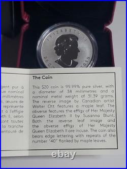 2019 Canada $20 40th Anniversary of the GML 1 oz. Pure Silver Coin