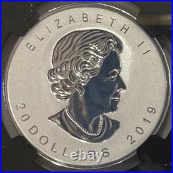 2019 Canada $20 Gilt MAPLE LEAF Incuse 40th ANNIVERSARY NGC PF70REV PF FDOI