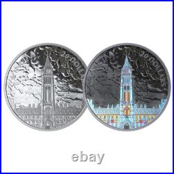 2019 Canada $20 Lights on Parliament Hill 1 oz Fine Silver Coin