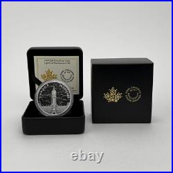 2019 Canada $20 Lights on Parliament Hill 1 oz Fine Silver Coin