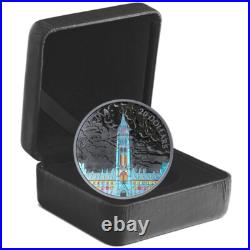 2019 Canada $20 Lights on Parliament Hill 1 oz Fine Silver Coin