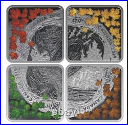 2019 Canada $3 Fine Silver 4-Coin Set The Elements