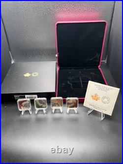 2019 Canada $3 Fine Silver 4-Coin Set The Elements