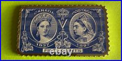 2019 Canada 50 Cents 99.99 silver Queen Victoria Jubilee Stamp/Coin #725/5000