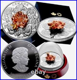 2019 Canada $50 The Bumble Bee & The Bloom Yellow & Rose Gold Plated Silver Coin 2019 Canada $50 The Bumble Bee & The Bloom Yellow & Rose Gold Plated Silver Coin