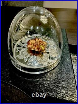 2019 Canada $50 The Bumble Bee & The Bloom Yellow & Rose Gold Plated Silver Coin 2019 Canada $50 The Bumble Bee & The Bloom Yellow & Rose Gold Plated Silver Coin