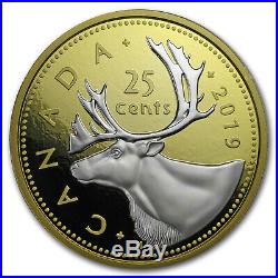 2019 Canada 5 oz Silver $1 Big Coin Series Caribou (25-Cent Coin) SKU#177988