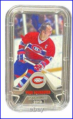 2019 Canada Fine Silver $25 Coin Montreal Canadiens Yvan Cournoyer #32-21