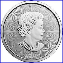 2019 Canada Silver Maple Leaf 1oz BU Coin 5pc