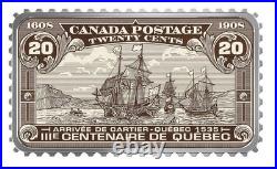 2019 Canada's Historical Stamps Arrival of Cartier Pure Silver Coin 20$