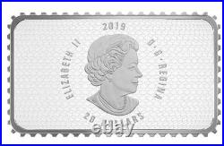 2019 Canada's Historical Stamps Arrival of Cartier Pure Silver Coin 20$