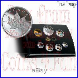 2019 Canadian Classic Colourised Proof Pure Silver 6-Coin Set with Medallion