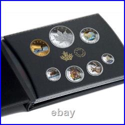 2019 Classic Canadian Coins Pure Silver Colourised Proof Set 2.03 oz. Box COA 2019 Classic Canadian Coins Pure Silver Colourised Proof Set 2.03 oz. Box COA