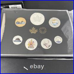 2019 Classic Canadian Coins Pure Silver Colourised Proof Set 2.03 oz. Box COA